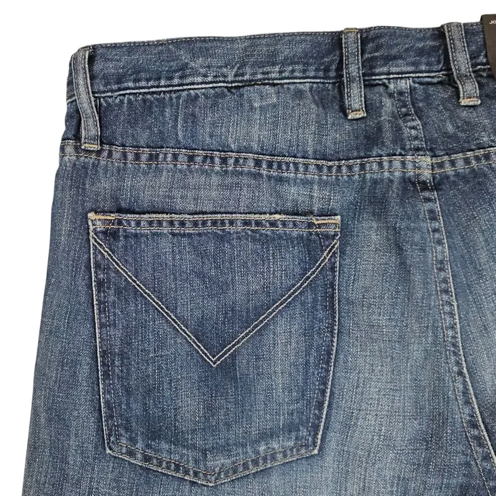NWT John Varvatos Jeans Mens Size 38 Bowery Slim Straight Leg Casual Medium Wash